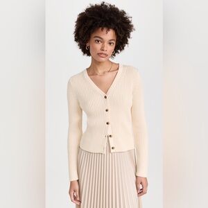 Velvet by Graham & Spencer Hydie Textured Ribbed Cardigan